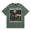 Heart Says Pit Knees Say Balcony Vintage Gothic Graphic T Shirt Funny Skeleton Meme Tshirts Unisex Women Casual Cotton Tshirt Tops