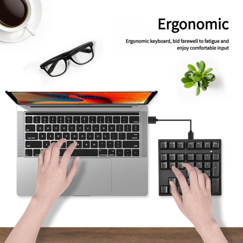 34 клавиши Цифровая клавиатура Эргономичная Легкая Мини Цифровая Клавиатура USB Цифровая Клавиатура для Офиса Дома ПК Ноутбука