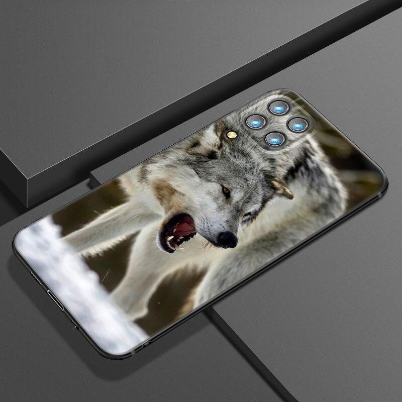 Чехол для телефона с свирепым животным волком для Samsung Galaxy A21 A30 A50 A52 S A13 A22 A32 4G A23 A33 A53 A73 5G A12 A31 A51 A70 A71 A72