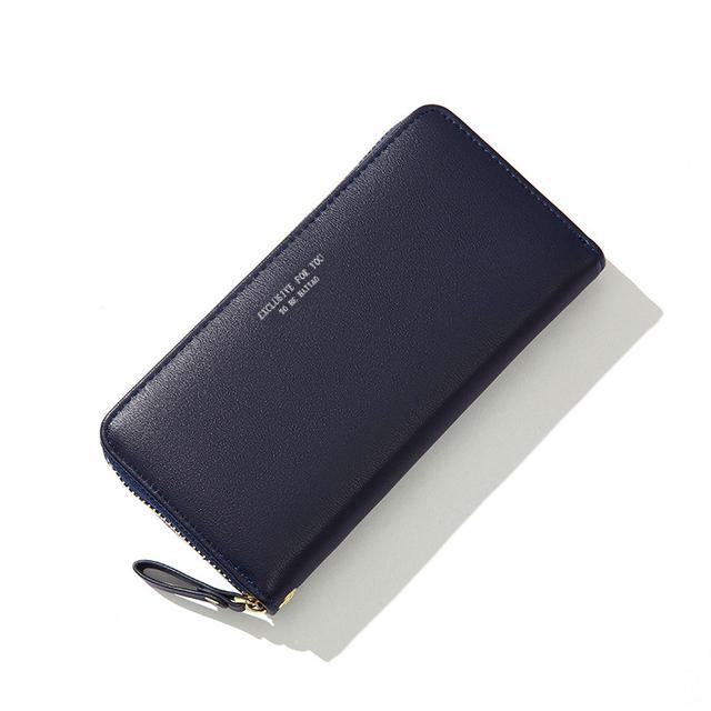 Women's Wallets Brand Designer Long Wallet Female Leather Purse ID Card Holder Women Purses Ladies Clutch Phone Bag