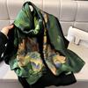 Spring Scarf Women's Luxury Design Polyester Material Smooth Scarf Soft Shawl Beach Scarf