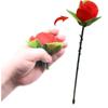 Gimmick Props Folding Rose 24.5cm Appearing Flower Romanric Magic Tricks Children