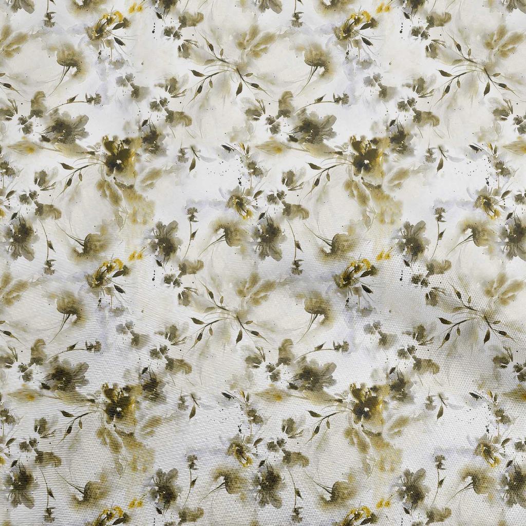 oneOone Хлопковая гибкая серая ткань Абстрактная акварельная цветочная ткань для шитья Напечатанная ткань для рукоделия во дворе 40 дюймов