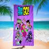 Постер Teen Titans Go Пляжное полотенце Цветные банные полотенца для девочки Микрофибра Быстросохнущее Не прилипает песок Пляж Йога Спа Спортзал Бассейн