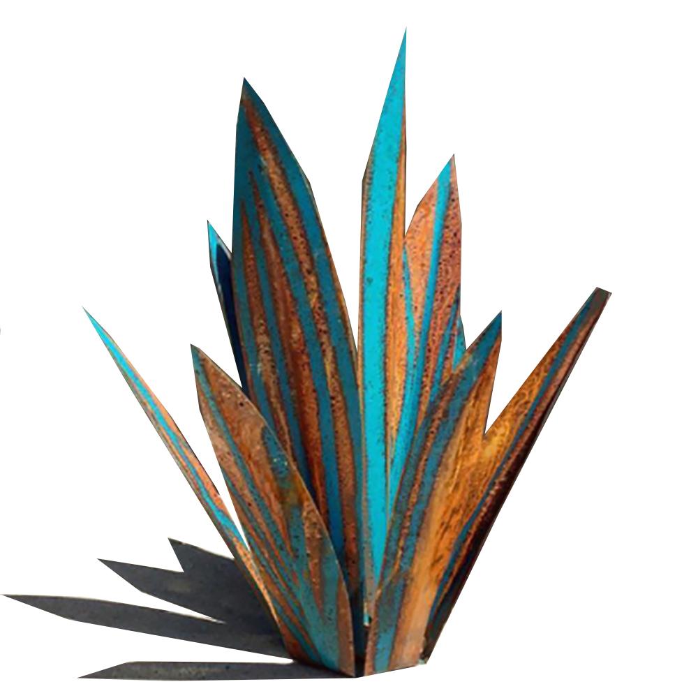 27cm DIY Metal Art Tequila Rustic Sculpture Garden Yard Sculpture Home Decor