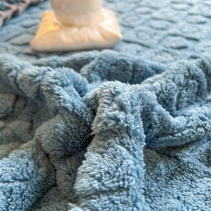 Утолщенный бархатный наматрасник, защитная накладка на кровать, тканое покрывало для кровати, плюшевая теплая простыня для дома, спальни, покрывала