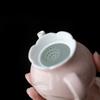 Ручная работа керамический креативный гранатовый чайник чистый ручная роспись орхидея заварочный чайник одиночный горшок с отверстием для фильтр-шарика