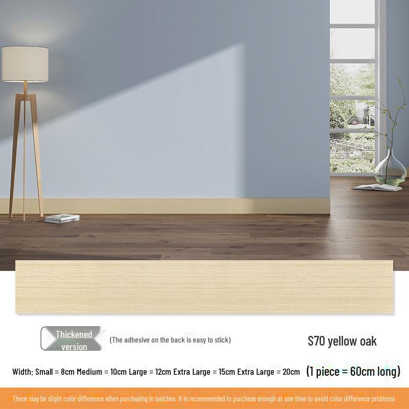 Самоклеящиеся плинтусы с текстурой дерева и водонепроницаемые настенные наклейки для углов и подоконников