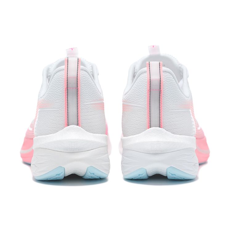 Кроссовки Li Ning Red Rabbit 6 Pro из прочной дышащей ткани с низким верхом для бега, женские кроссовки белого и розового цвета ARMT014-6