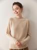 Women's Pure Cashmere Round Neck Sweater - Thick, Loose Fit, Drop Shoulder, Knitted Base.