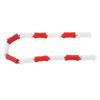 50PCS RC Road Track Barriers 1/18 RC Car Drifting Racing Field Fence Roadblocks for Remote Control Car Accessories Red and White
