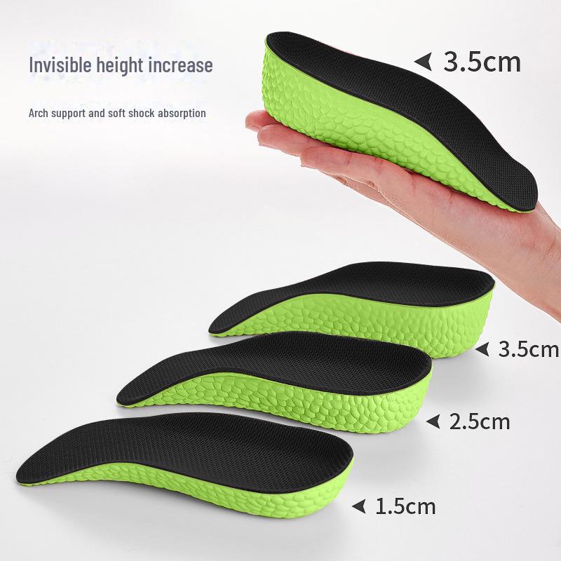 Стельки Boost Invisible для увеличения роста для мужчин и женщин — поддержка свода стопы, комфорт, эластичная конструкция