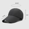 Мужская шляпа от солнца, летняя дышащая быстросохнущая бейсбольная кепка с длинными полями, однотонная кепка для рыбалки на открытом воздухе