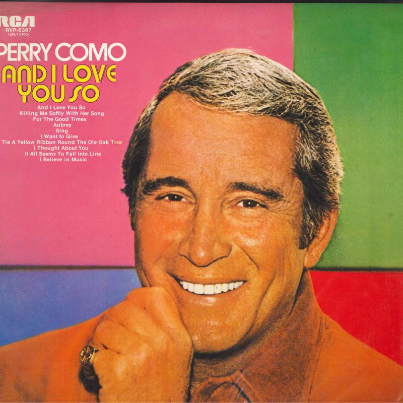 LP Record PERRY COMO - And I Love You So RVP6367 RCA 1979 Japan Obi Pop Used