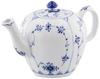 Imported Royal Copenhagen Blue Fluted Plain Teapot Mini 350ml Wedding Gift 1017180 [Regular Product]