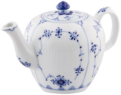 Импортный чайник Royal Copenhagen Blue Fluted Plain Мини 350 мл Свадебный подарок 1017180 [Обычный продукт]