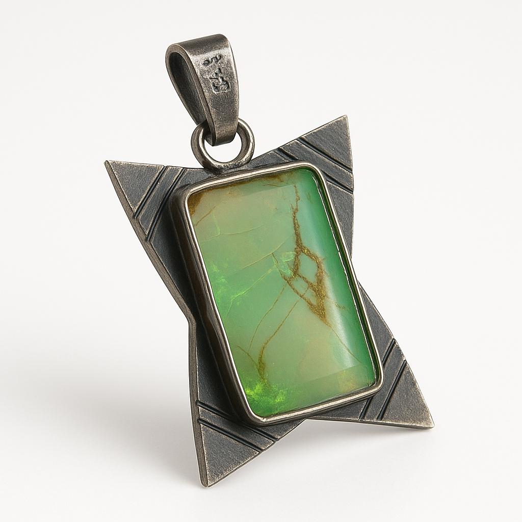 Natural Multi Color Opal 41.30 ct Emerald 925 Sterling Silver Pendant Gemstone Jewelry Gift