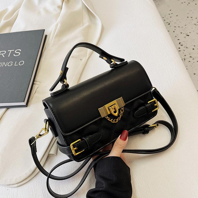 Handbag - Versatile Small Square Bag - Simple Commuter Crossbody Bag