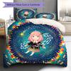 Anya Forger Pattern Bedding Quilt Set Quilt Cover Pillowcase Home Decoration Birthday Gift (1 * duvet cover + 2 * pillowcase, without core)