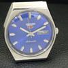 SEIKO 5 AUTOMATIC JAPAN 6309A MENS VINTAGE BLUE COLOR DIAL WATCH a701287-5