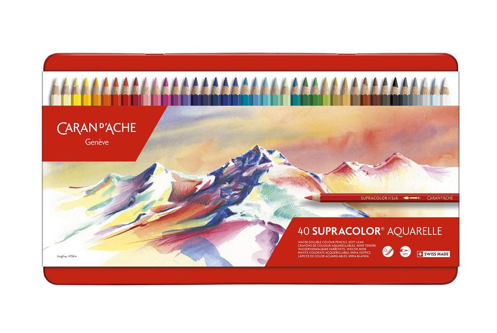 Caran Splat Color Soft 40 Color Set d'Ache 3888-340