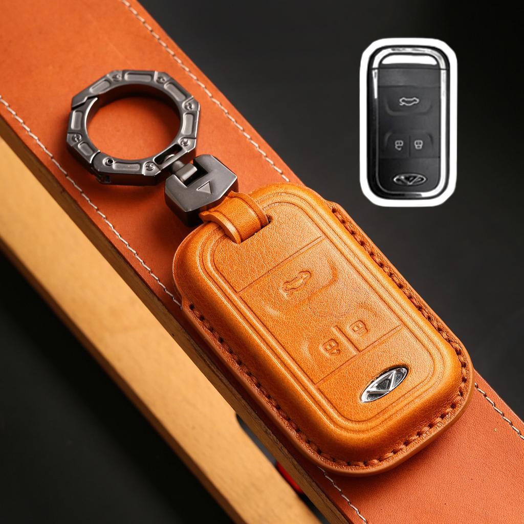 Car Key Cover for Chery Tiggo 8 7 Tiggo 5X Smart Keyless Remote Fob Protective Case Car-Styling Key Shell Accessories