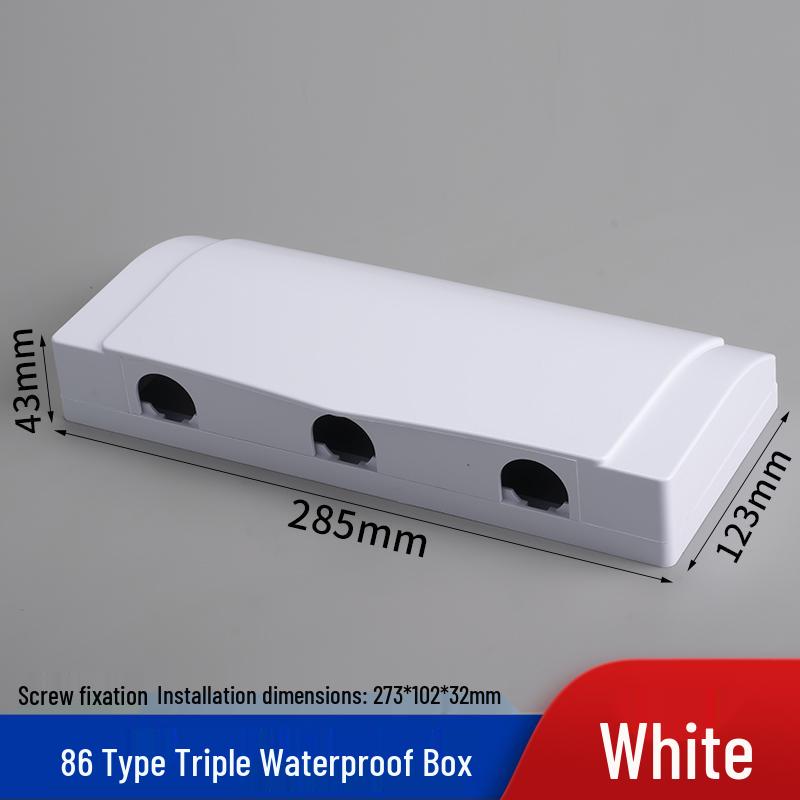 Outdoor Recessed Weatherproof Socket Cover with Screw Installation