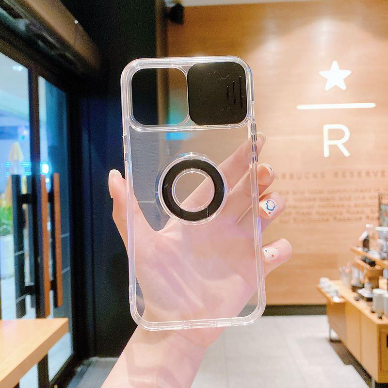 Luxury Multi-color Soft Case mobile phone holder lens protection Phone Case For iPhone 12 Pro max mini 11 6 6s 7 8 plus Cover for iPhone 13 pro max