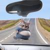 Automobile Pendant Multi-functional Suspension Big Belly Cat Design 2D Acrylic Car Pendant Backpack