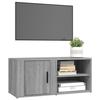 819449 vidaXL Meubles TV 2 pcs Sonoma gris 80x31,5x36 cm Bois d'ingénierie