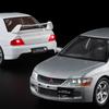 1:24 Mitsubishi EVO9 street car version alloy die-cast car imitating real sound and light retro collection ornaments boy toy