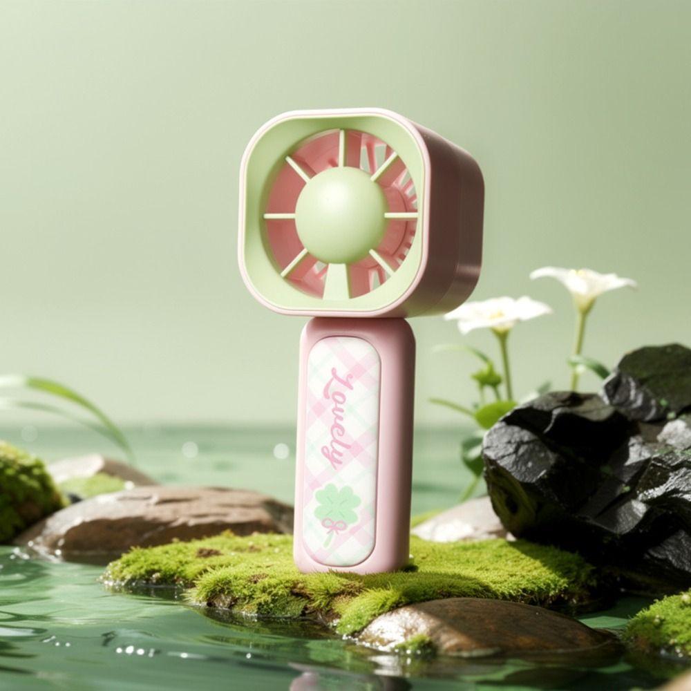 Strong Airflow High Speed Fan Quiet Operation Portable Fan Portable Handheld Mini Fan Student Use