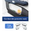For Xpeng G6  2024 Car Door Groove Mat Storage Box Waterproof Leather Door Slot Protective Pad Cover Interior Accessories