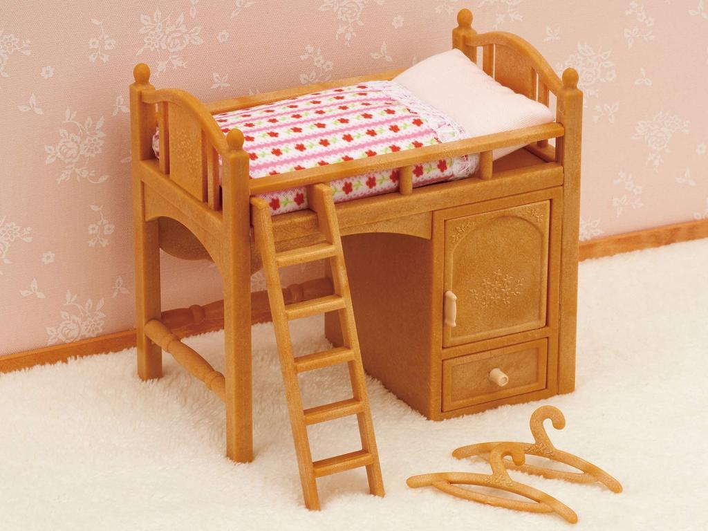 Sylvanian Families Furniture [Loft Bed] Ka-314 ST Mark Certified Toy Dollhouse for Ages 3 and Up, Sylvanian Families by Epoch