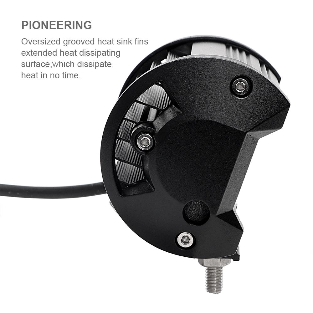 Для трактора, лодки, бездорожья, бездорожья, 4-дюймовая светодиодная световая панель, 2 шт./компл., автомобильный свет, рабочий свет для стайлинга автомобиля, DC12V 24V