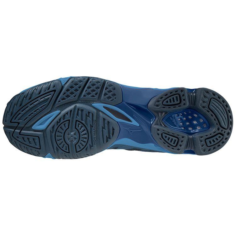 Mizuno Wave Voltage Спортивные Повседневные Нескользящие Износостойкие Низкие Кроссовки для Тренировок Мужские кроссовки Синие V1GA216021