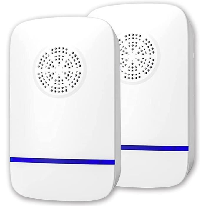 Lot de 2 Appareil Repulsif Ultrason Souris