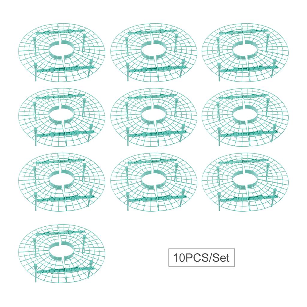 Strawberry Frame Holder, 10Pcs Balcony Garden Fruit Stand Gardening Strawberry Plant Frame Keeps Fruit Clean