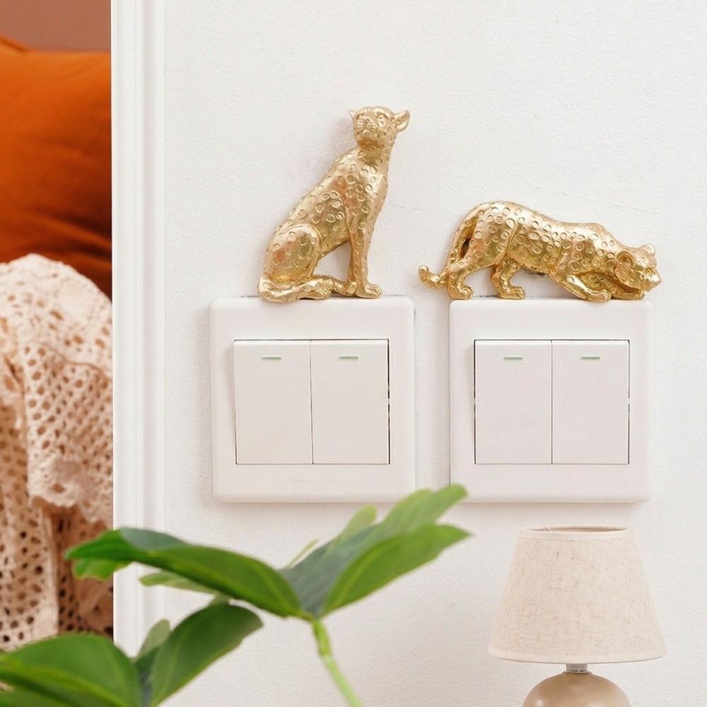 Resin Wall Sticker Decor Self-Adhesive Switch Plate Decor Wall Decoration Sticker Living Room