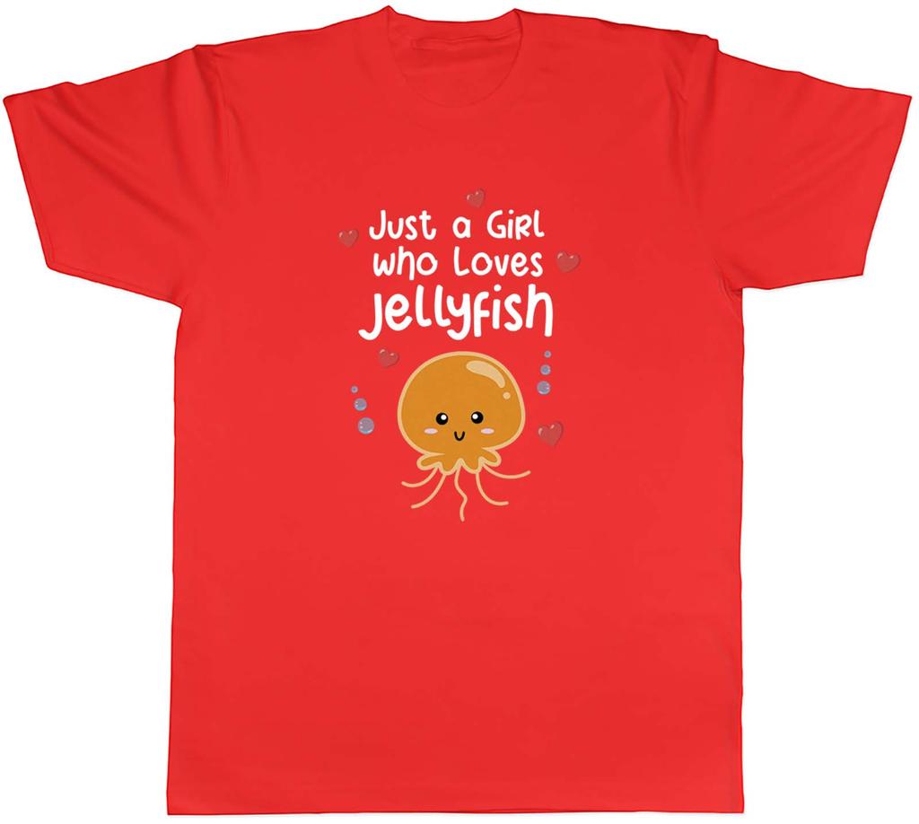 Unisexs T Shirt Just a Girl who Loves Jellyfish Unisex Tee Gift
