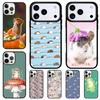 Мягкий ударопрочный чехол для телефона с рисунком мыши и крысы для iPhone 17 Air 16e 15 11 12 14 13 Pro Max Чехол Coque