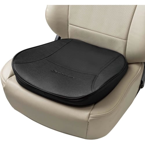 BONFORM Phiten Premium Aqua Titanium Cushion Hip Cushion 43 X 45cm Black Genuine Leather-like Synthetic Leather Lower Back Pain and Fatigue Measures P