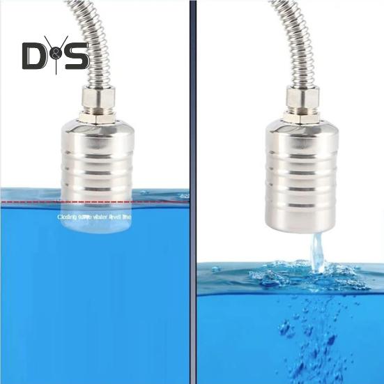 Automatic Float Valve Fully Automatic Food Grade Material Hard Shell High Reliability No Electricity Water Level Control 304 Stainless Steel Water