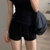 Женские спортивные шорты Эластичный пояс Регулируемый шнурок Летние уличные шорты Низкая посадка Шорты для спортзала