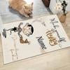Custom Name Mr. Bean's Tea Time Carpet Rug Customizable Soft Washable Anti-Slip Home Living Room Sofa Mats Personalized Rug. 0909290
