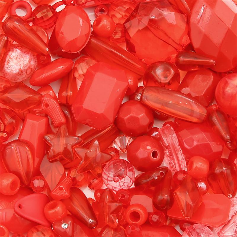 30 г/пакет акриловые красочные бусины для DIY ожерелье, браслет, серьги, изготовление ювелирных изделий, аксессуары для рукоделия