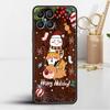 Кейс Красный Нос Олень Санта Клаус Для Huawei Honor X8 X9 P50 X7 50 20 8X Play 9A P40 P30 Lite P Smart 2021 Черный Чехол