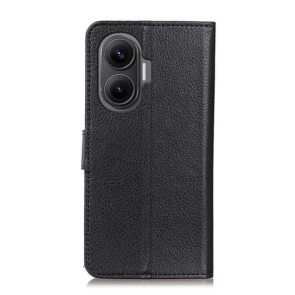 For Xiaomi Redmi Turbo 4 Pro 5G/Poco F7 5G Wallet Case PU Leather Phone Cover Litchi Texture