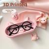 Розовый держатель для очков с 3D-печатью, лоток для ювелирных изделий, многофункциональный настольный ящик для хранения, для офисного использования