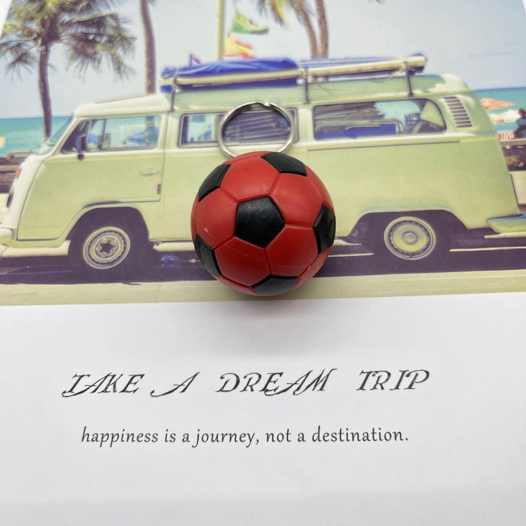 2026 World Cup USA, Canada, Mexico Mini Football Keychain Pendant - Sports Souvenir